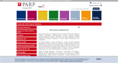 Desktop Screenshot of csr.parp.gov.pl