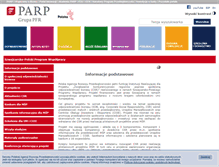 Tablet Screenshot of csr.parp.gov.pl