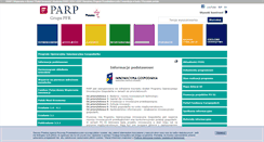 Desktop Screenshot of poig.parp.gov.pl