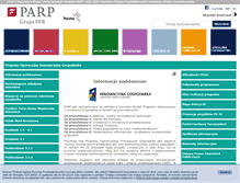 Tablet Screenshot of poig.parp.gov.pl